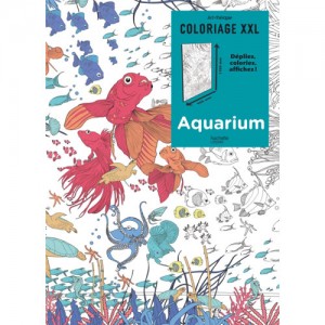 Coloriage XXL Aquarium