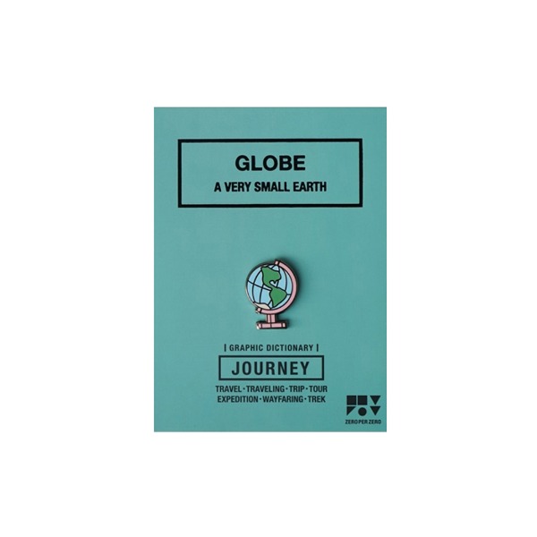 Globe Pin Badge