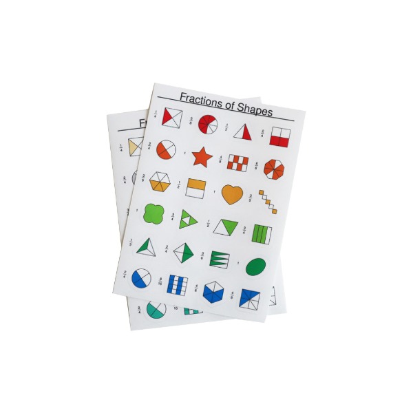 Fractions of Shapes Sticker