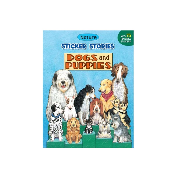 Dog and Puppies - Sticker Stories